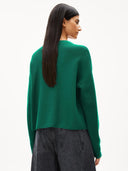 Groene trui merinaa