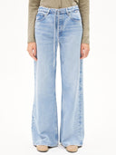 Lichtblauwe wide leg jeans astraeaas