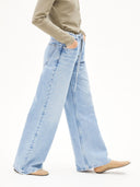 Lichtblauwe wide leg jeans astraeaas
