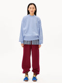 Lichtblauwe sweater iconic a alizaa