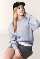 Blauwe sweater iconic å alizaa