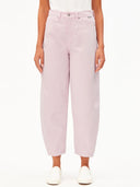 Lichtroze barrel jeans baarly