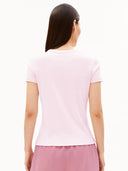 Lichtroze geribd t-shirt kardaa