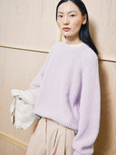 Grof gebreide trui rib knit sweater
