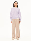 Grof gebreide trui rib knit sweater
