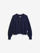 Navy gebreid vest selmaa