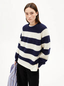 Navy gestreepte sweater kaagi stripes