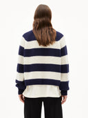 Navy gestreepte sweater kaagi stripes