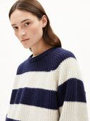 Navy gestreepte sweater kaagi stripes