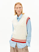 CrÃ¨me spencer iconic a college knit vest