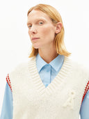 CrÃ¨me spencer iconic a college knit vest