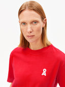 Rood t-shirt iconic a tarjaa