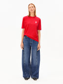 Rood t-shirt iconic a tarjaa