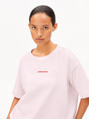 Roze t-shirt met backprint giannaa chaange