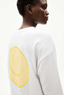 Witte longsleeve fietaa smile