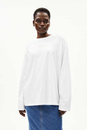 Witte longsleeve fietaa smile