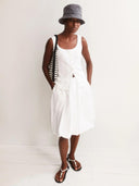 Witte top pointelle