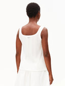 Witte top pointelle