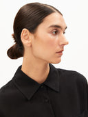 Zwarte blouse van linnenmix