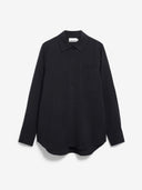 Zwarte blouse van linnenmix