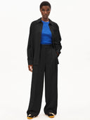 Zwarte linnen pantalon kaayua lino pant