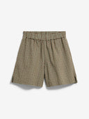 Groene vichy seersucker short