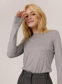 Grijze longsleeve angie