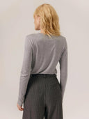 Grijze longsleeve angie