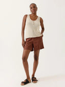 Gebreid singlet emeliane