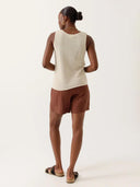Gebreid singlet emeliane