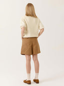 Trui met bloemborduursel pull cyrielle