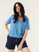 Blauw t-shirt francesca