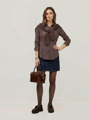 Geruite blouse olella