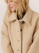 Camel teddy jacket fortunata