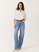 Creme blouse chemise moelia