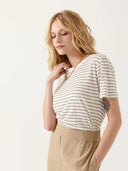 Linnenmix t-shirt lena