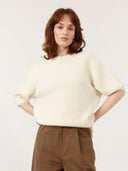 Gebreide trui ferinia trekken