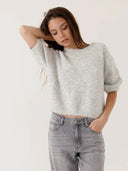 Gebreide trui ferinia trekken