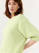 Gebreide trui ferinia trekken