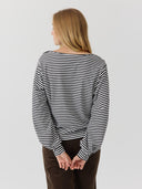 Gestreepte longsleeve sweat stella