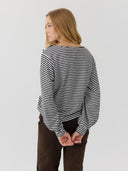 Gestreepte longsleeve sweat stella