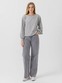 Gestreepte longsleeve sweat stella