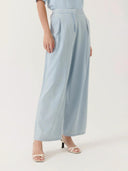 Lichtblauwe pantalon asteria