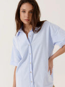 Lichtblauwe blouse addison