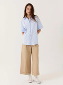 Lichtblauwe blouse addison