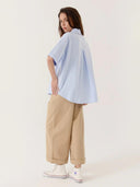 Lichtblauwe blouse addison