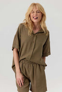 Linnenmix blouse addison