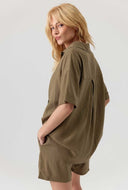 Linnenmix short alexandra