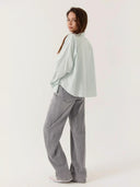 Mintgroene blouse alzea