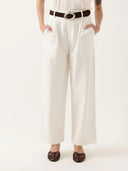 Wide leg pantalon lineva